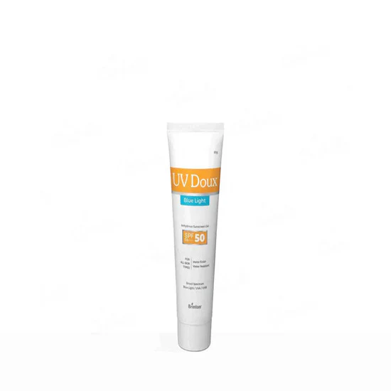 UV Doux Blue Sunscreen Gel SPF 50, 50gm - Image 3