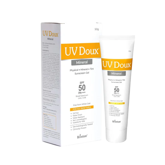 UV Doux Mineral Sunscreen Gel SPF 50+ 50gm
