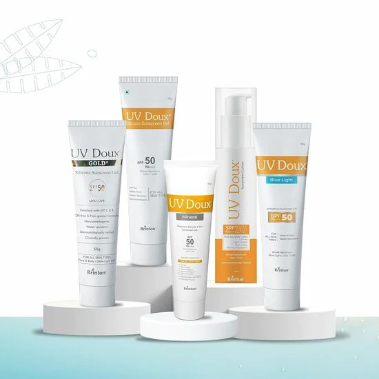 UV Doux Mineral Sunscreen Gel SPF 50+ 50gm - Image 5