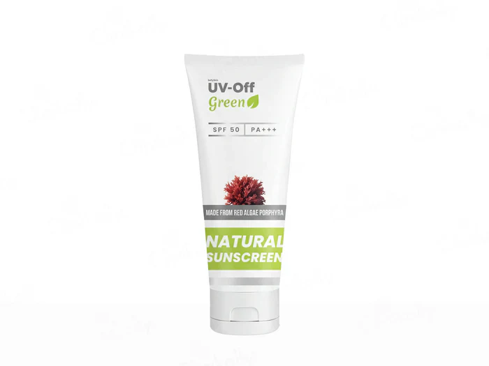 UV-Off Green Natural Sunscreen SPF 50 PA+++, 50gm - Image 5