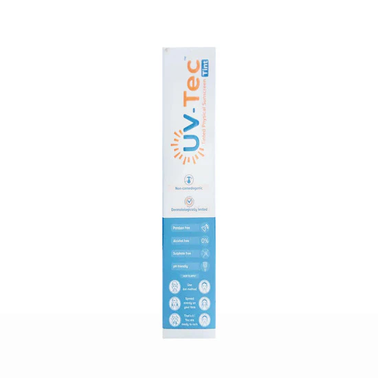 UV Tec Tinted Physical Sunscreen SPF 30+, - Image 3