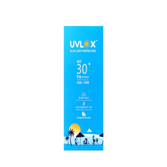 Uvlox Blue Light Protection Sunscreen SPF 30+ PA++++ 50gm