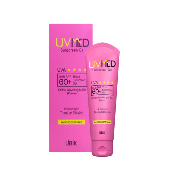 Uvmed Tinted Sunscreen Gel SPF 60+ PA++++,