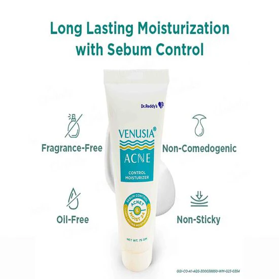 Venusia Acne Control Moisturizer 75gm - Image 2