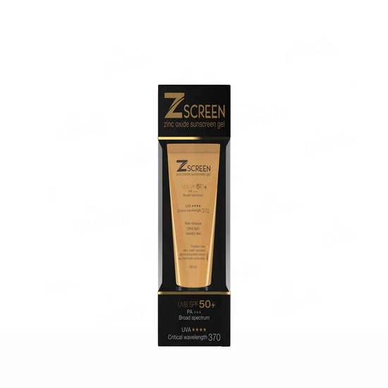 Z Screen Zinc Oxide Sunscreen Gel SPF 50+ PA+++ 50ml - Image 2