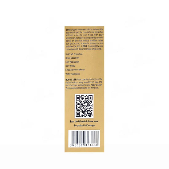 Z Stick Hybrid Sunscreen Stick SPF 50+, 20gm - Image 5