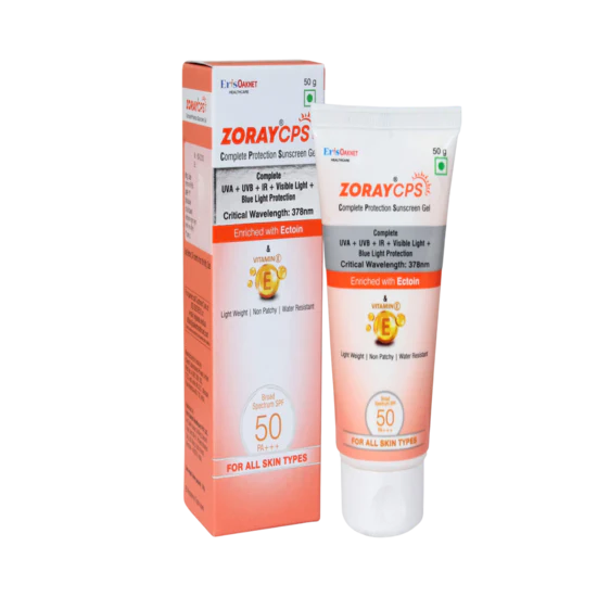 Zoray CPS Sunscreen Gel SPF 50 PA+++ 50gm