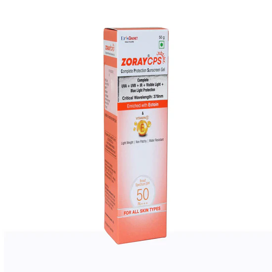 Zoray CPS Sunscreen Gel SPF 50 PA+++ 50gm - Image 2